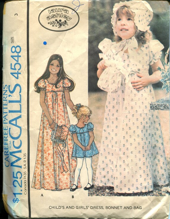 Laura Ashley Girls' High-waisted Peasant Dress 2 Lengths - Etsy