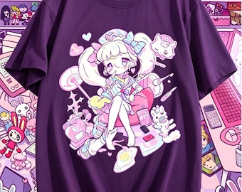 Pastel Goth Nurse Girl T-Shirt | Anime Kawaii Harajuku Clothing
