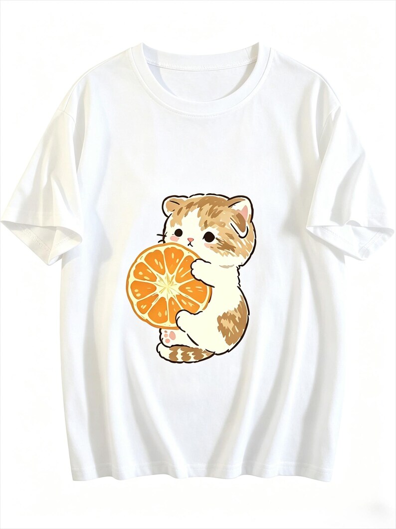 MorningStitch Hello Kitty T-Shirt, Womens Casual Kitty Graphic Top, Sanrio Inspired Shirt White