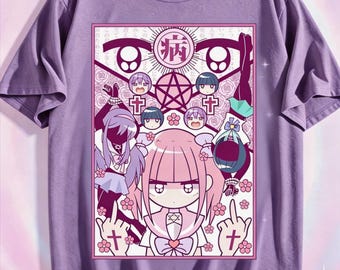 Yandere Magical Girl T-Shirt | Menhera Fashion, Yami Kawaii, Pastel Goth, Harajuku Streetwear, Kawaii Goth, Creepy Cute