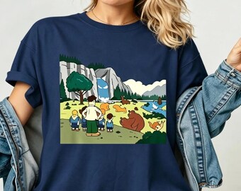Brickleberry TV Show Shirt, Classic 2010s Cartoon Tee Retro Forest Adventure Graphic Tee