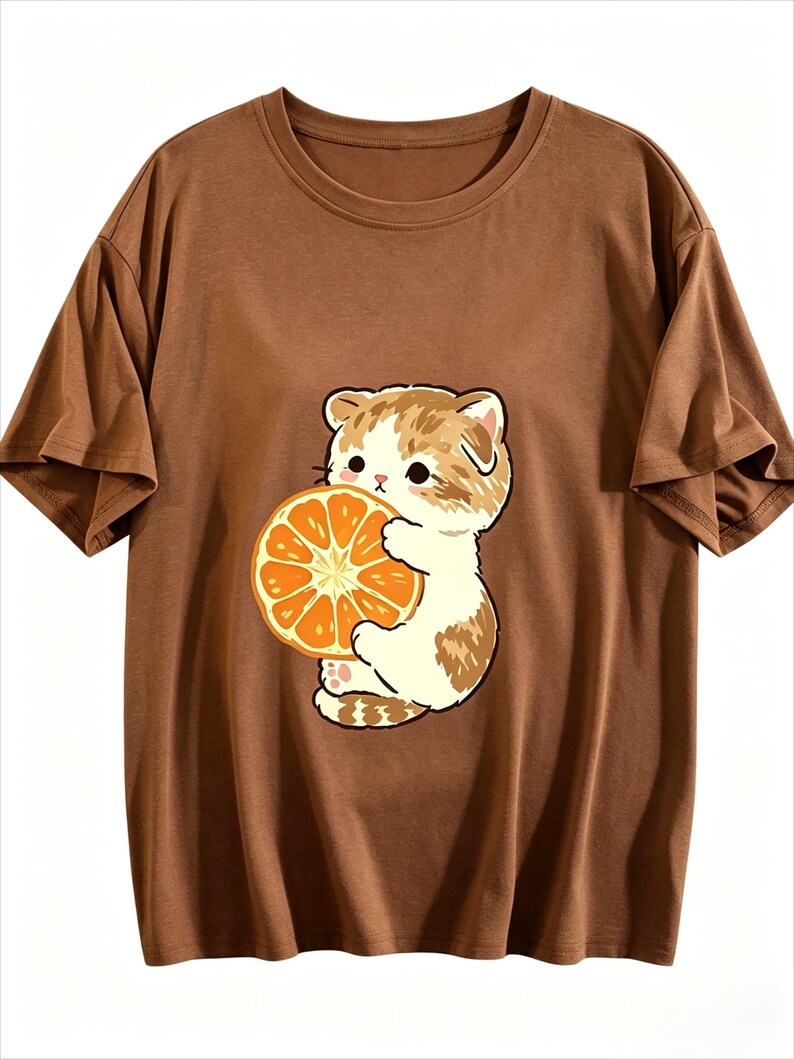 MorningStitch Hello Kitty T-Shirt, Womens Casual Kitty Graphic Top, Sanrio Inspired Shirt Stone