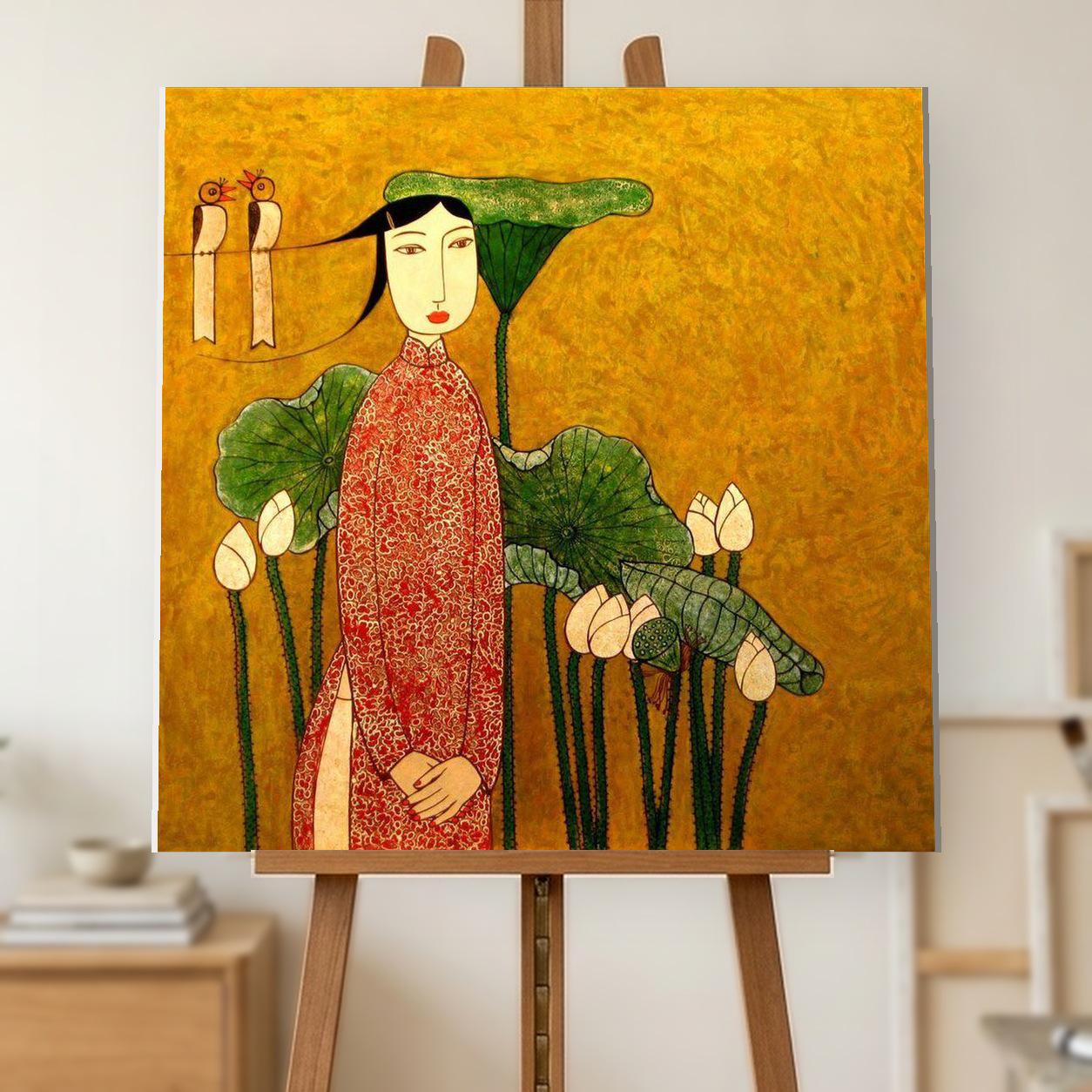 Cambodian oil painting - Etsy 日本
