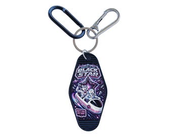 Journey to the Black Star Keychain Bag Charm Trophy Husband Land Collection