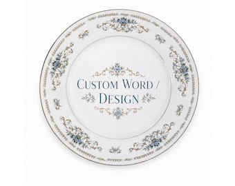 Custom Design Personalized Vintage 10"-11" Round Art Plate