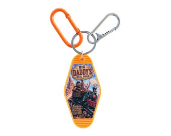 Big Daddy's RailRoad Keychain Bag Charm Trophy Husband Land Collection