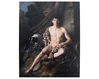 Blake as The Young Fisherman Canvas Board Print Multiple Sizes