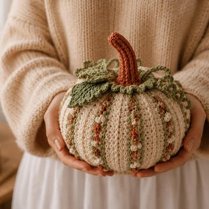 Virkat pumpamönster PDF | Elegant blommig korg med bubbelblommor | Avancerad nybörjare-mellannivå | 20 x 18 cm bild 6