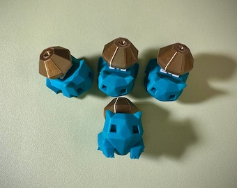 Dinosaurio con bulbo pulsador impreso en 3D