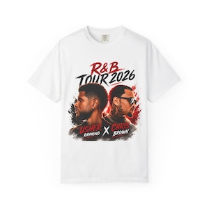 Usher Chris Brown R&B Tour 2026 Bundle PNG File Design (Digital Download) image 2