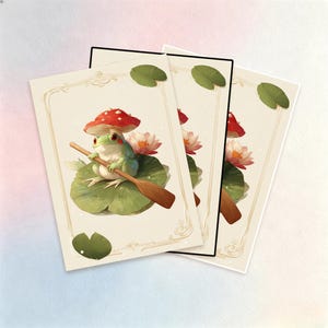mtg frog card sleeves Amazon.com: UGYAZX Cute Frog & Mushroom 9-Pocket Trading Card Binder Album,  900 Card Zipper Binder with 50 Removable Sleeves, Refillable 3-Ring Card  Book for MTG, TCG and Sports Cards, Fits 2.5