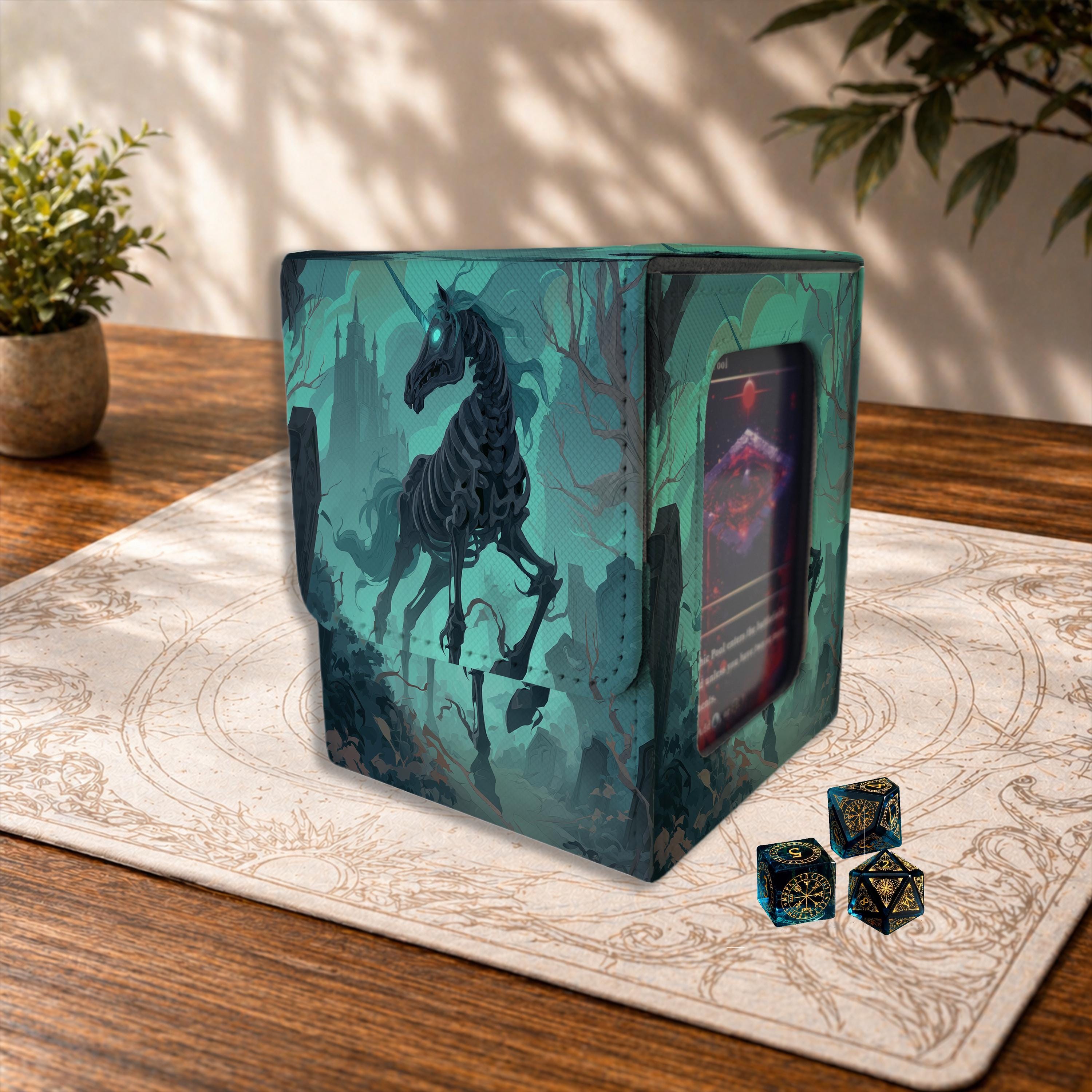 horse card sleeves Gold