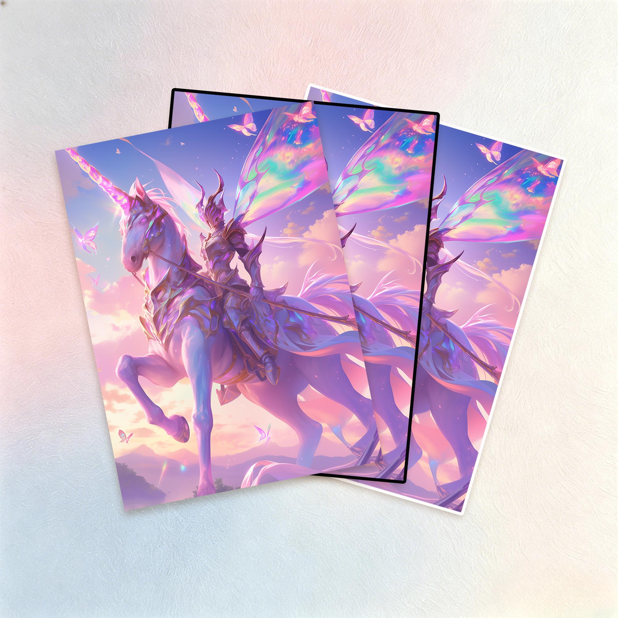 Mtg Card Sleeves Unicorn - Etsy