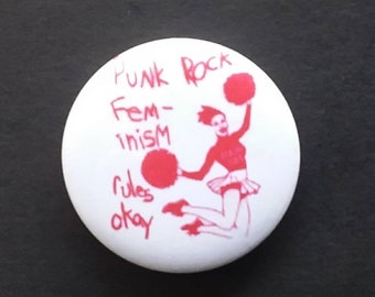 FUCK YoU Pin BADGE Riot Grrrl Art Political,Ironic Punk