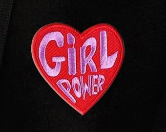 GIRL POWER- Patch, Feminist Patch, Riot Grrrl Patch, Punk, Grunge, Punk, Girl Power, Feminism Patch