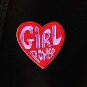 GIRL POWER- Patch, Feminist Patch, Riot Grrrl Patch, Punk, Grunge, Punk, Girl Power, Feminism Patch