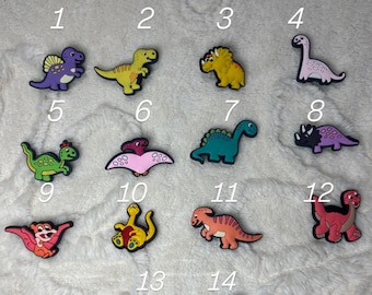 Dinosaur croc shoe PVC charms