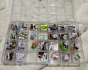 Ransom letters perfect for scrapbooking, junk journals