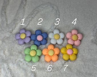 Multi-Color Flower Shoe Charms for Crocs, Bag Accessories