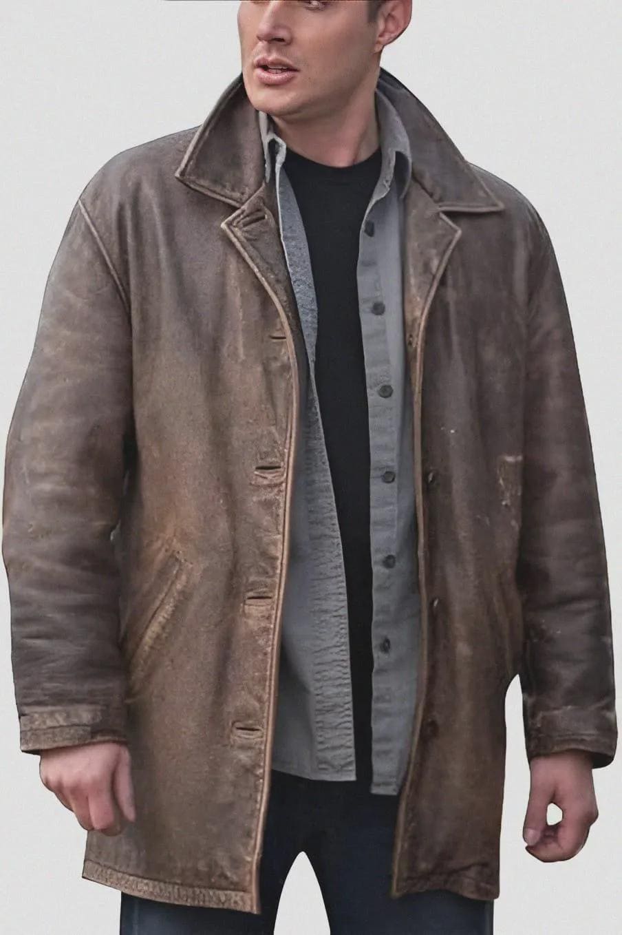 Dean winchester leather jacket supernatural - Etsy 日本