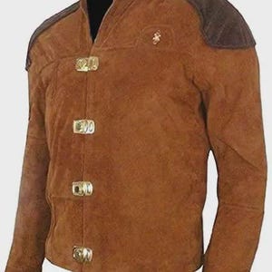 Blouson Warriors Viper Pilot Battlestar Galactica pour homme Blouson en cuir véritable marron pour homme