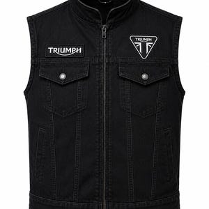 Triumph motorcycle leather jacket - Etsy 日本