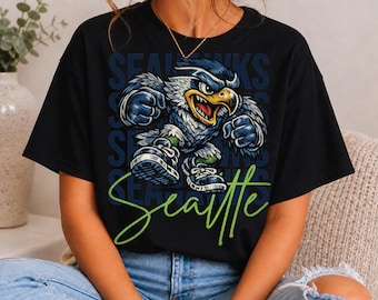 Mascotte dei Seattle Seahawks (Download immediato in formato PNG)