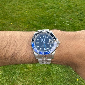 自動巻き GMT ペプシベゼル 腕時計 MOD Seiko pepsi mod gmt - Etsy 日本