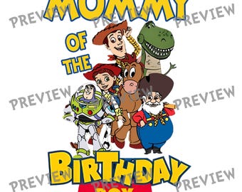 Space Cowboy Toy Birthday SVG, Mommy of the Birthday Boy PNG, Cartoon Sheriff Family Matching Digital Download, Playroom Friends