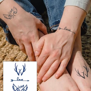 Love Wrist Semi-Permanent Tattoo Set: Lasts 2 Weeks