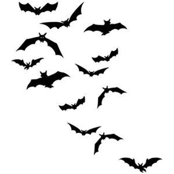 flying bats tattoo