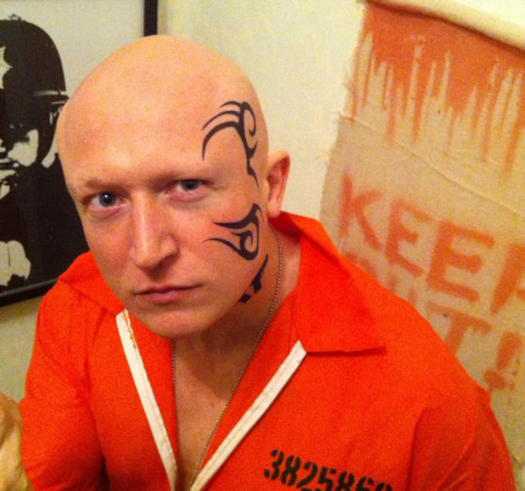 Hangover Inspired Fake Tribal Face Tattoos pair Hangover Tattoos 2