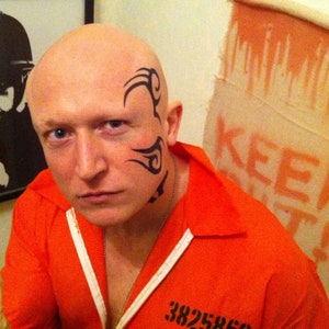 Hangover inspired Fake tribal Face Tattoos (pair) Hangover tattoos - 2 copies