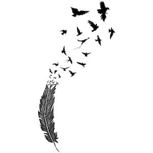 40 Inspiring Feather Tattoos To Show Off Your Creative Spirit   Inspirationfeed