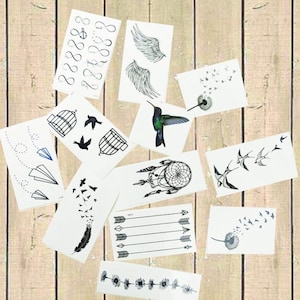 Inkwear Hand and Wrist Tattoo selection