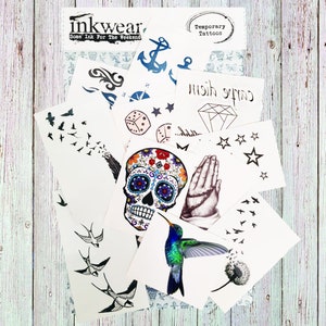 Pack de tatuajes temporales Inkwear: Colección más vendida