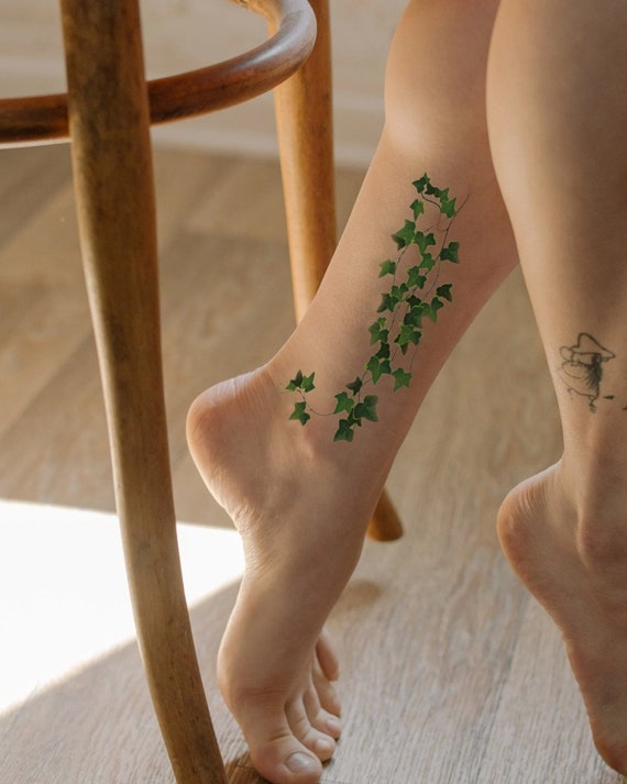 Vine Ankle Tattoos