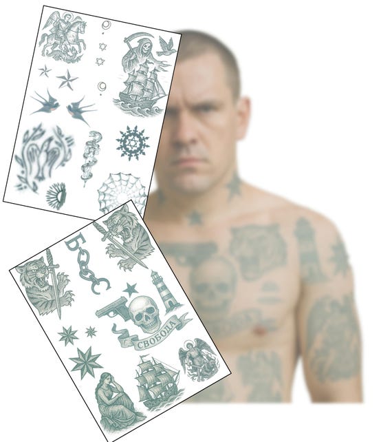 Russian Prison Tattoos　タトゥー　写真集 Rare photographs from coded world of Russian criminal