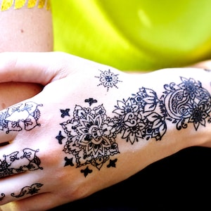Instant Henna Temporary Tattoos