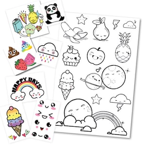 Kids Ickle Cute Tattoo Pack!  *Includes Tattoo Pens By ickle ink. Great as presents or for parties - Fast shipping!
