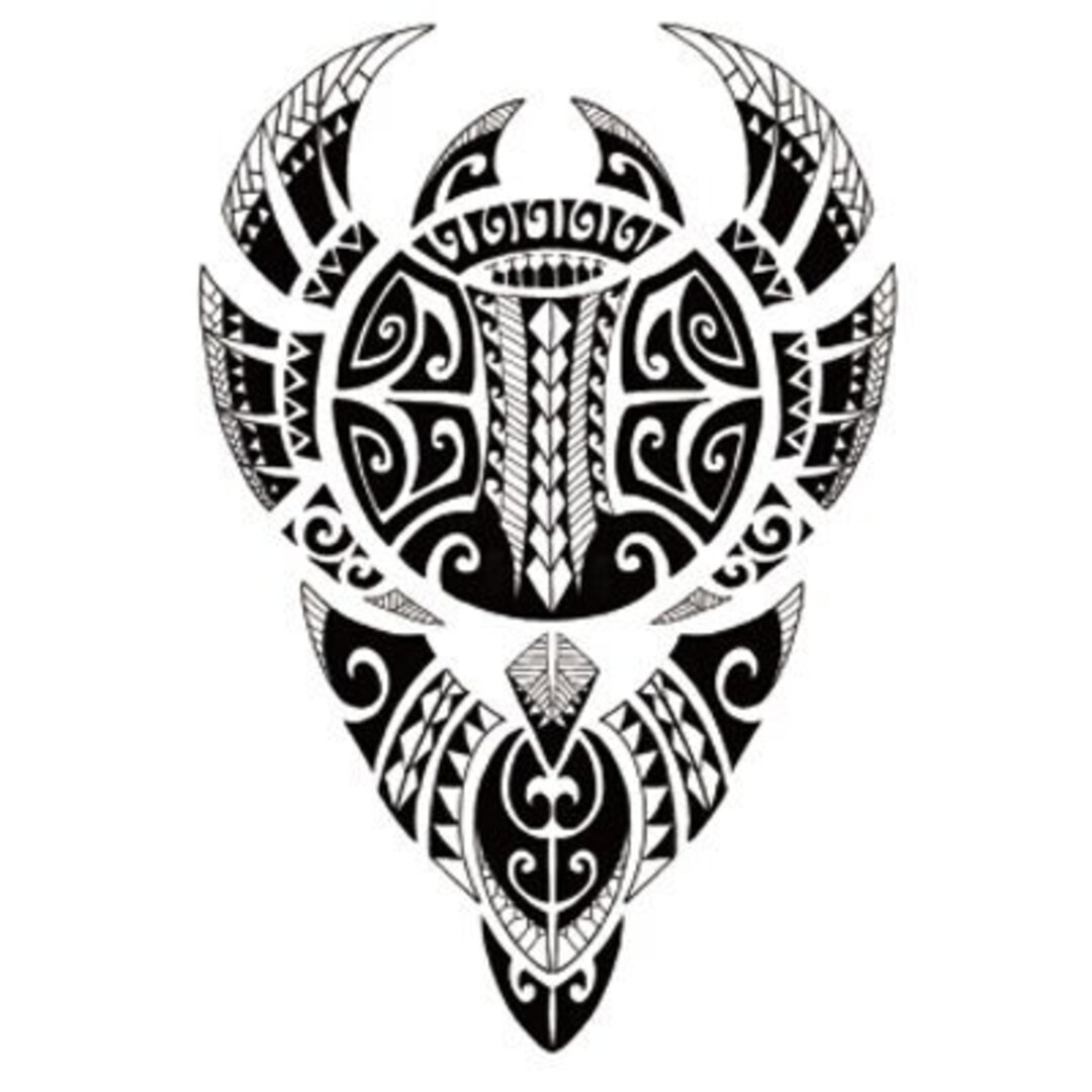 Tribal Shoulder/blade Winged Temporary Tattoo A5 - Realistic