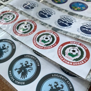 Your Club/Team logo temporary tattoo packs - designed for any sporting or club activity | Waterproof |Fun