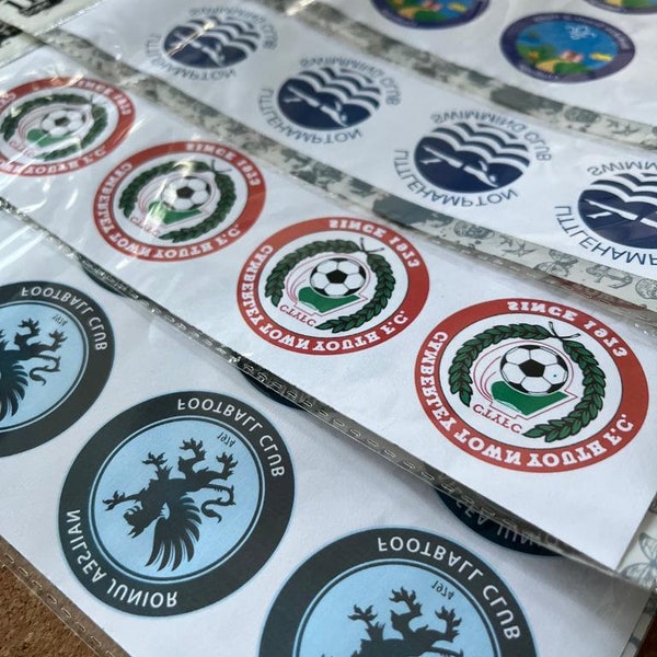 Your Club/Team logo temporary tattoo packs - designed for any sporting or club activity | Waterproof |Fun