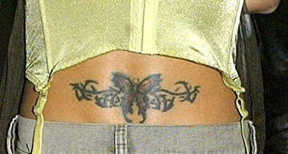 Cheryl Cole Inspired Fake Lower Back Tattoo Pink Butterfly - Etsy Finland Cheryl Cole Inspired Fake Lower Back Tattoo Pink Butterfly - Etsy Finland
