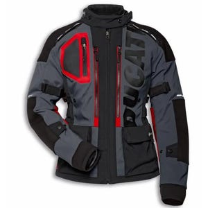 Ducati Strada C5 Women's Motorcycle Jacket – Waterproof Cordura, CE Armor Safe Riding