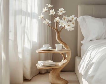 Rustic Branch End Table Modern Accent