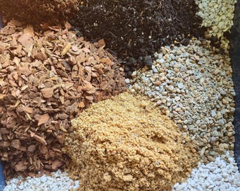 ZZ & Snake Plant Soil Mix Fast‑Draining Pumice Zeolite Bark Mineral Substrate