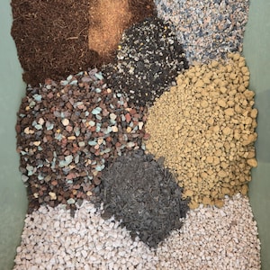 Succulent, Cactus, Bonsai and Aloe Soil | Fast Draining Gritty Mineral Mix with Akadama & Pumice