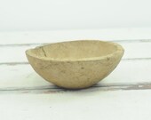 Antique. 19th C Primitive Hand Carved BURL Wood Bowl Colonial Kitchen Treenware 2