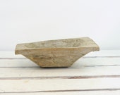 Antique. 19th C Primitive Hand Carved Wood Dough Trencher Bowl Folk Art 3